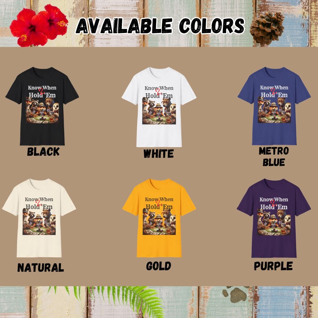 Fox, Owl, Bear Tee β Know When 2 Hold βEm β Bold Vibrant Art