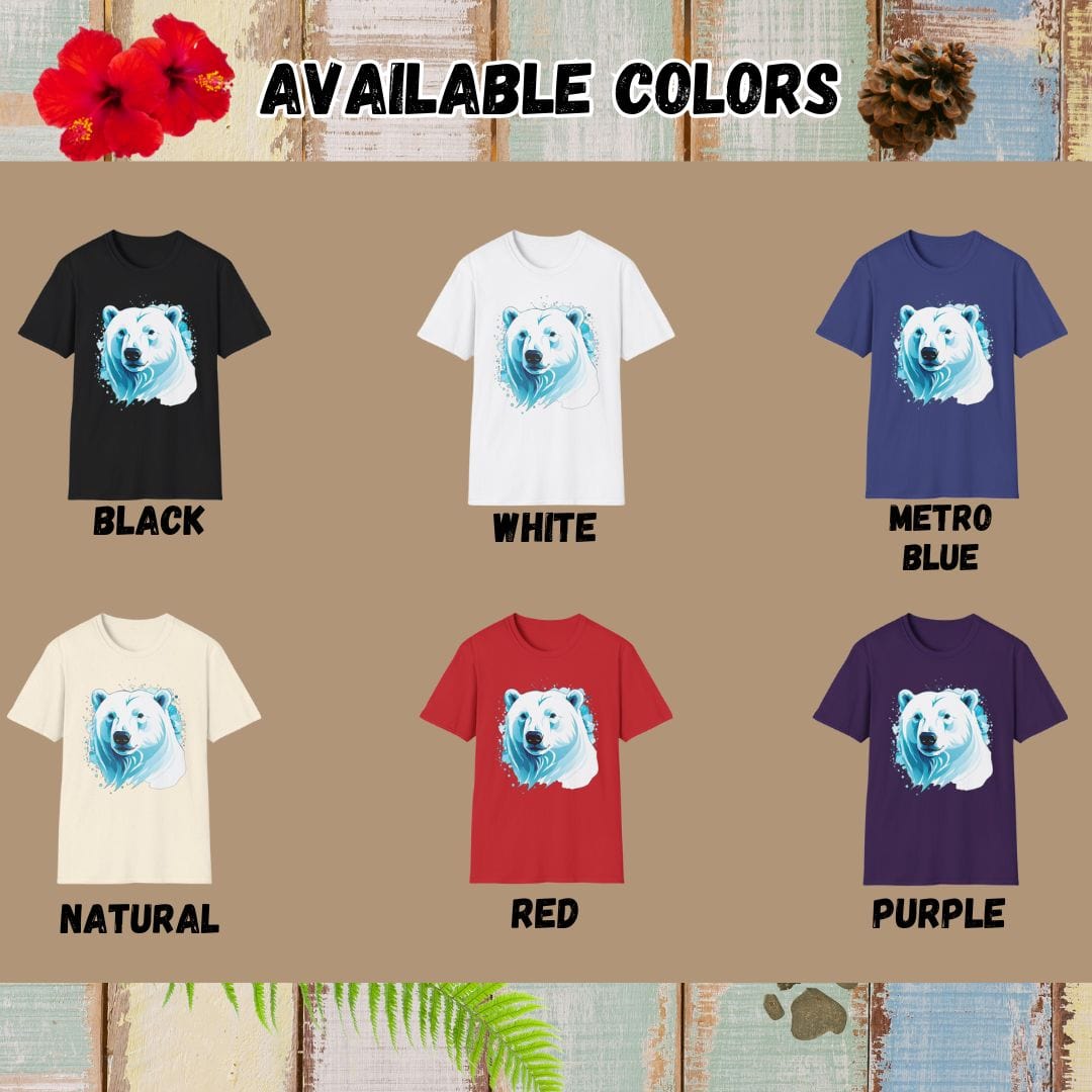 Polar Bear Tee β Minimalist β Bold Vibrant Art