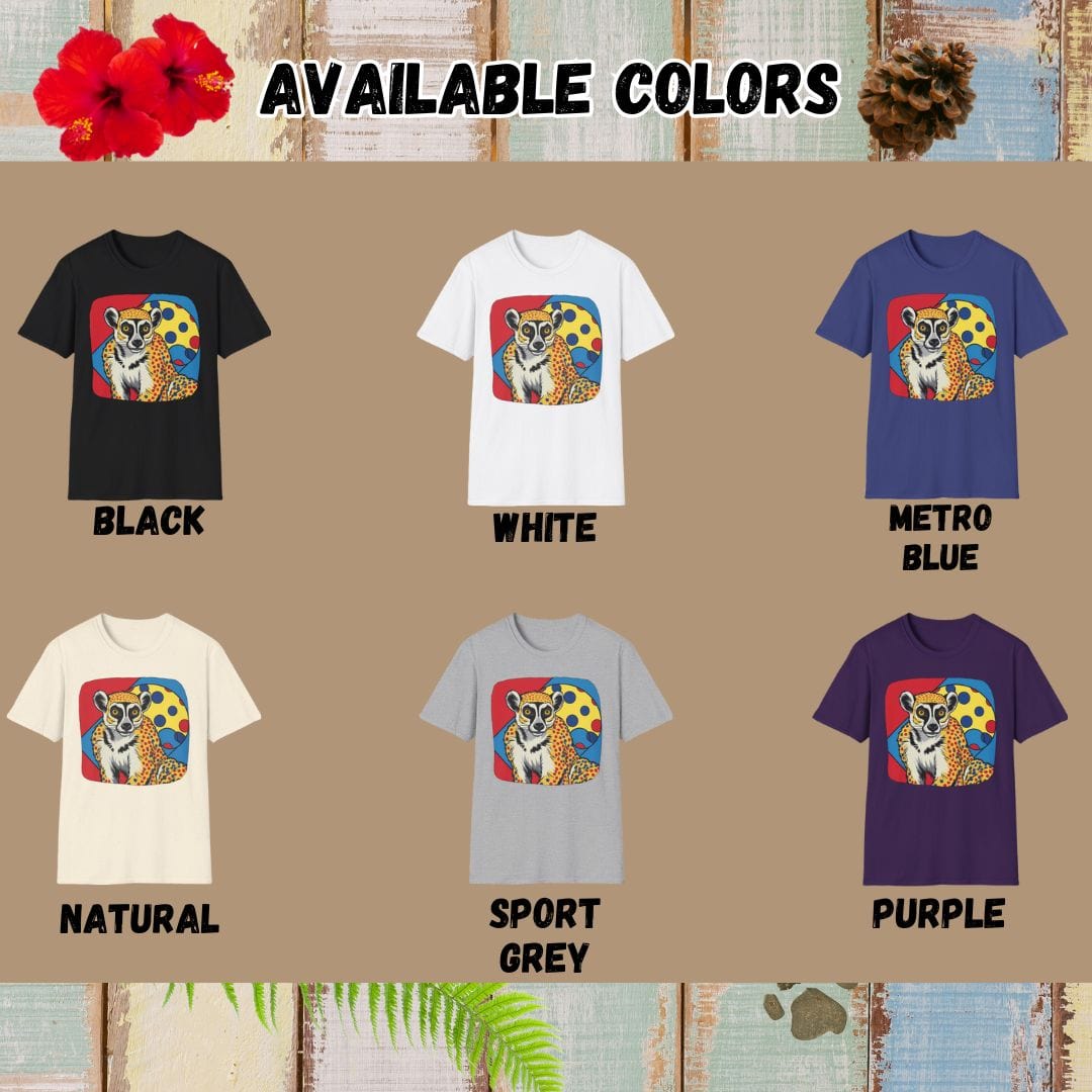 Lemur Tee β Pop Art β Bold Vibrant Graphic | for Animal Lovers