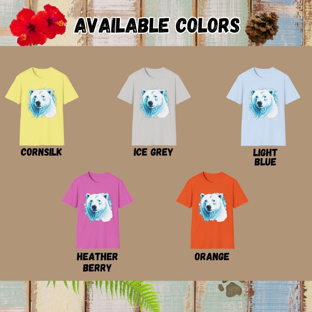 Polar Bear Tee β Minimalist β Bold Vibrant Art