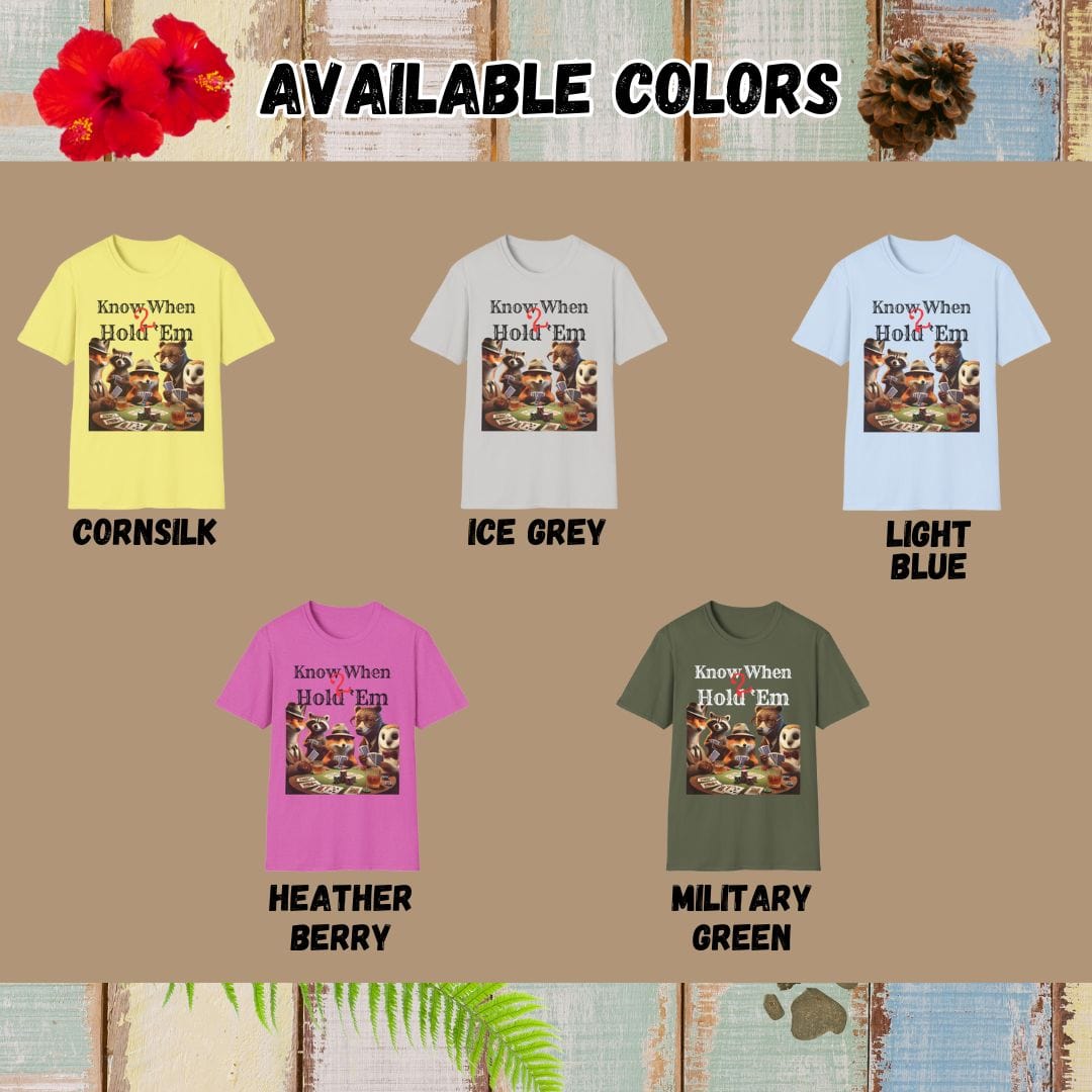 Fox, Owl, Bear Tee β Know When 2 Hold βEm β Bold Vibrant Art
