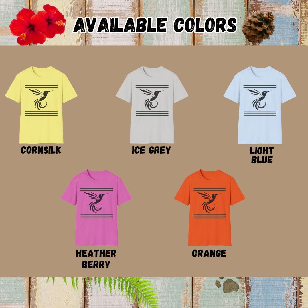 Hummingbird Tee β In Flight β Bold Vibrant Art
