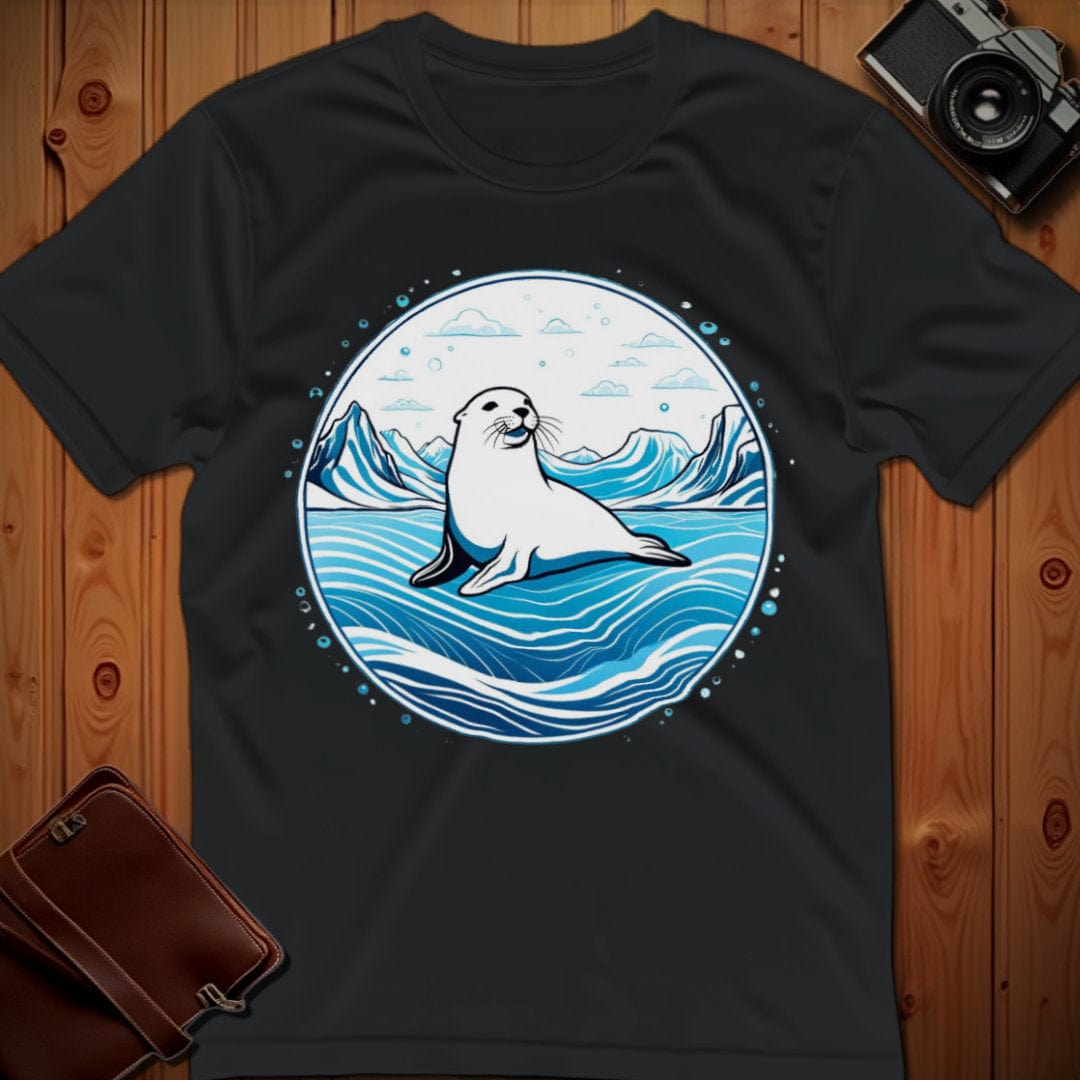 Seal T-Shirt β On Ice β Bold Vibrant Graphic | Lazy Day Outfit