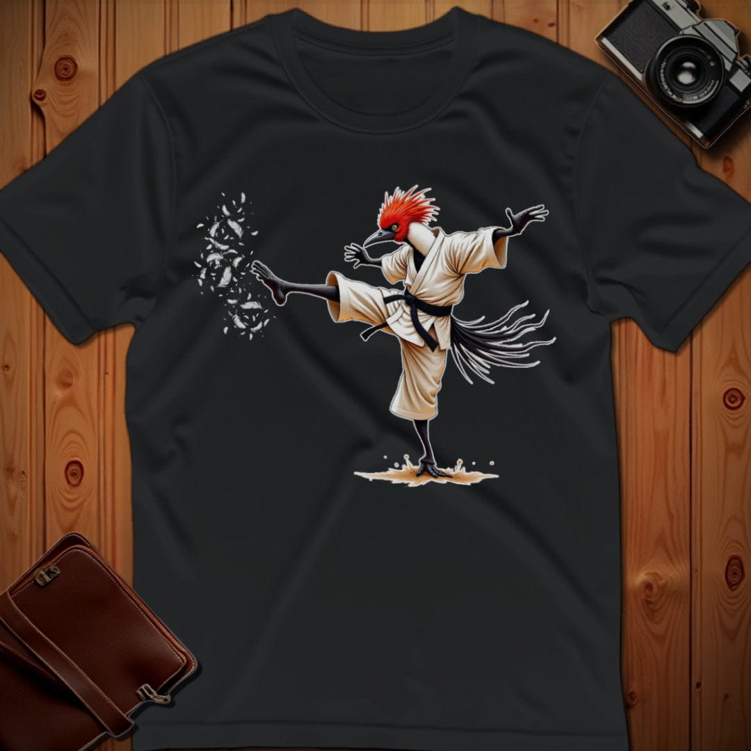 Secretary Bird Tee β Martial Artist β Bold Vibrant Art