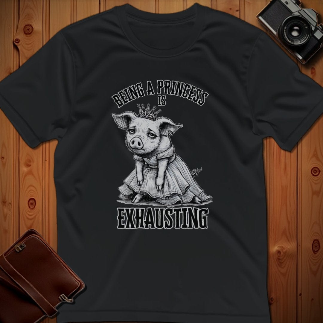 Lion Tee β Being a Princess is Exhausting β Bold Vibrant Art