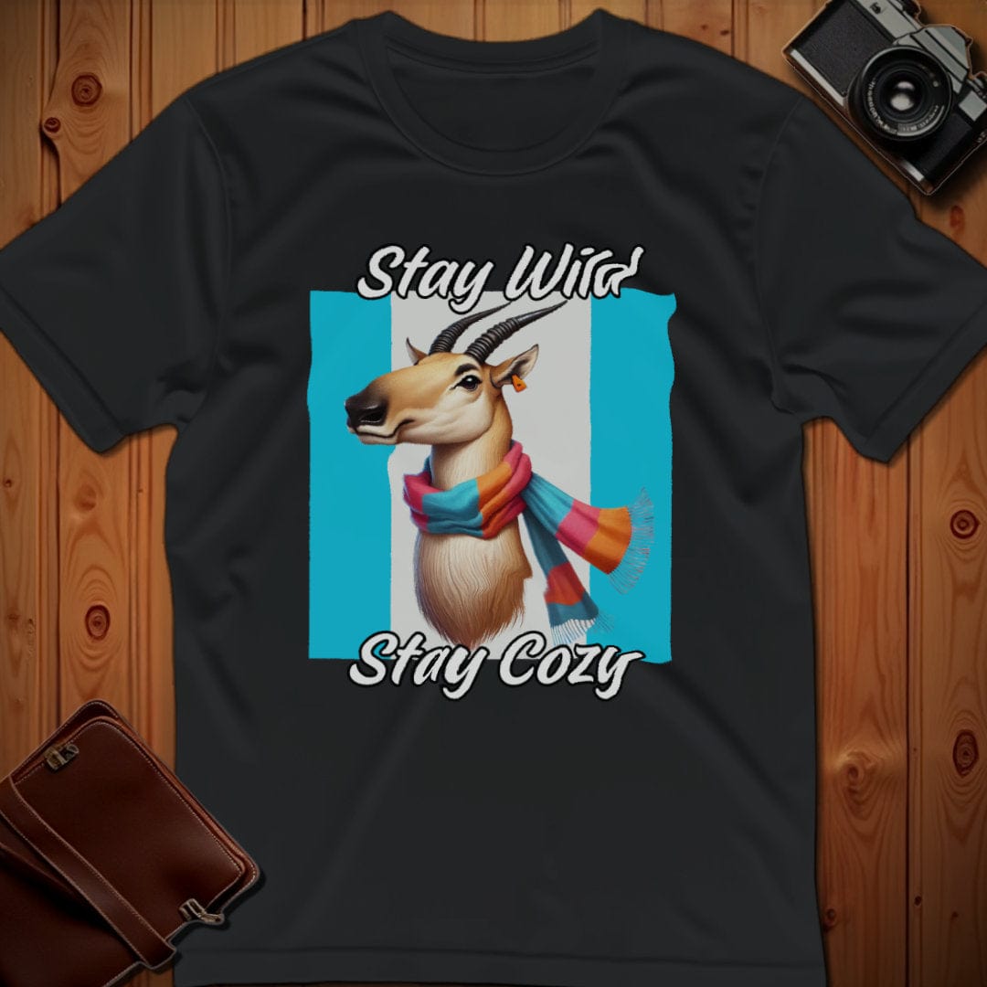 Saige Antelope Tee β Stay Wild Stay Cozy β Bold Vibrant Art