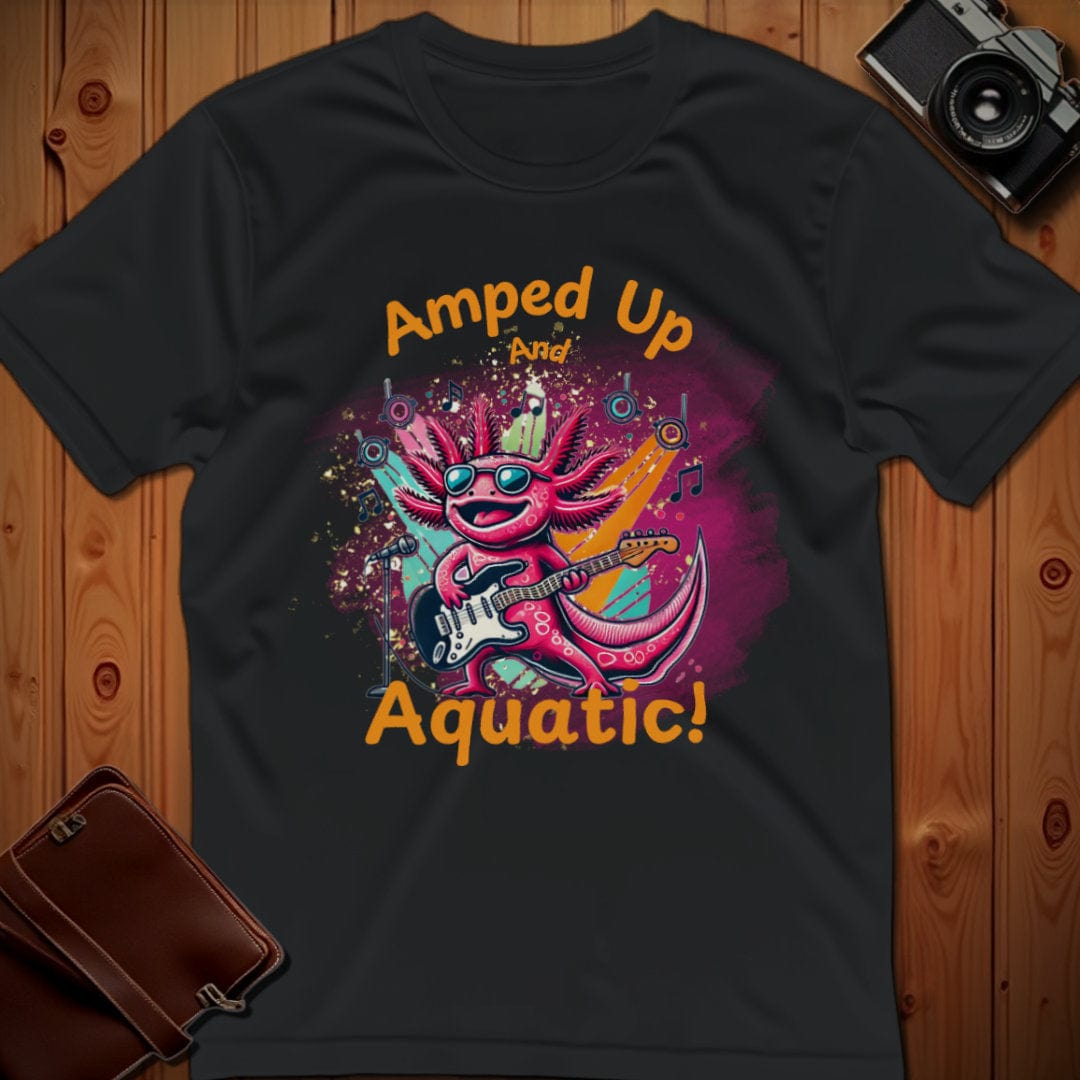 Axolotl Tee β Amped Up and Aquatic β Bold Vibrant Art