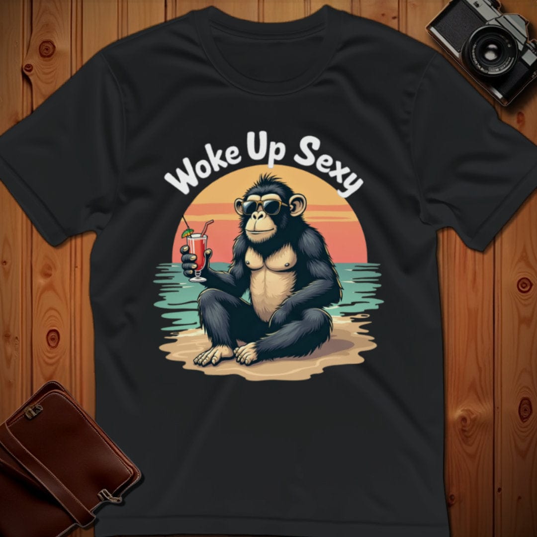 Chimpanzee Tee β Woke Up Sexy β Bold Vibrant Graphic | Outdoor Adventure