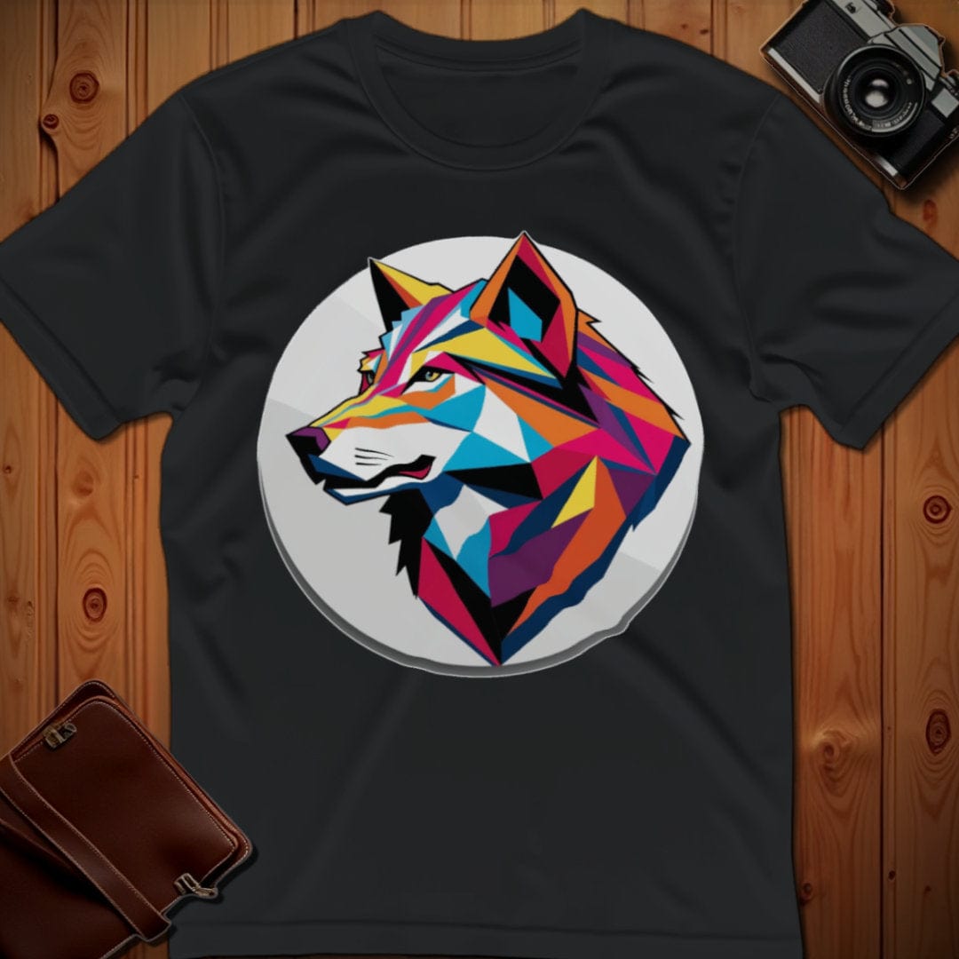Wolf Tee β Geometric β Bold Vibrant Art | Weekend Casual Wear