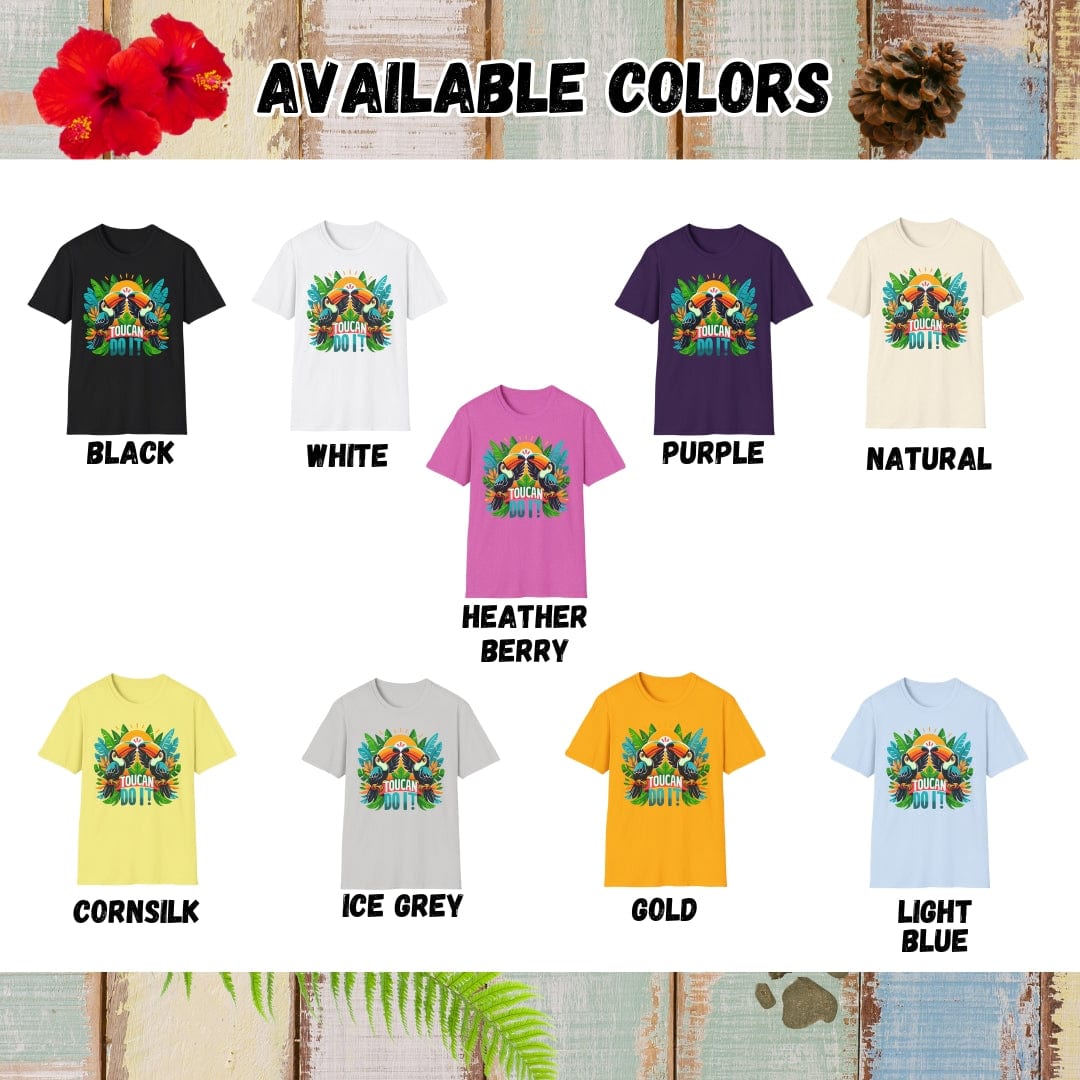 Toucan Tee β Toucan Do It β Bold Vibrant Art | Weekend Casual Wear