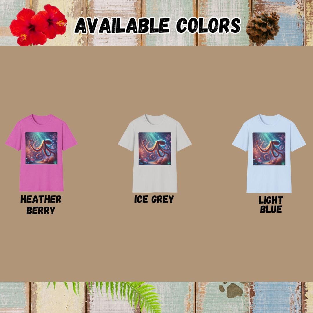 Octopus Tee β Majestic Underwater β Bold Vibrant Art