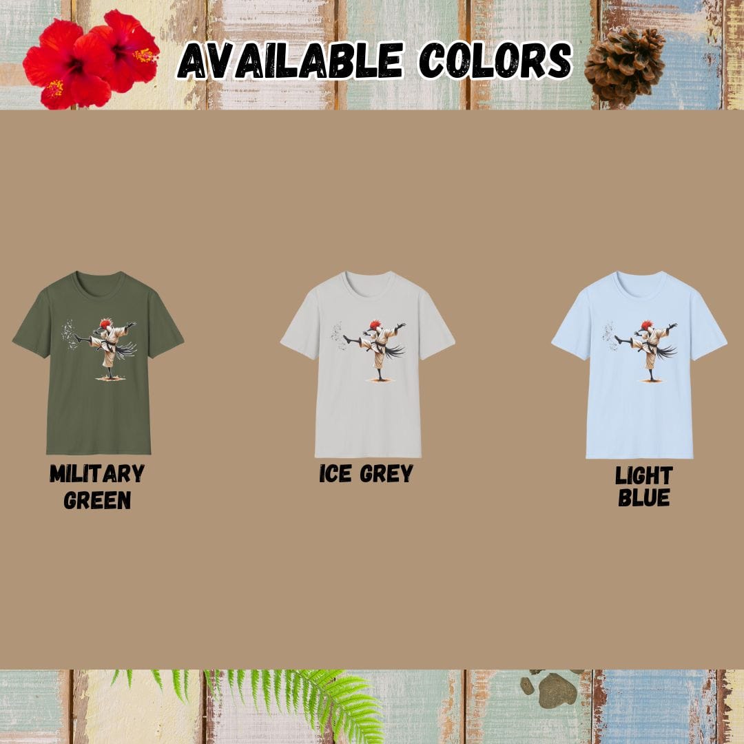 Secretary Bird Tee β Martial Artist β Bold Vibrant Art