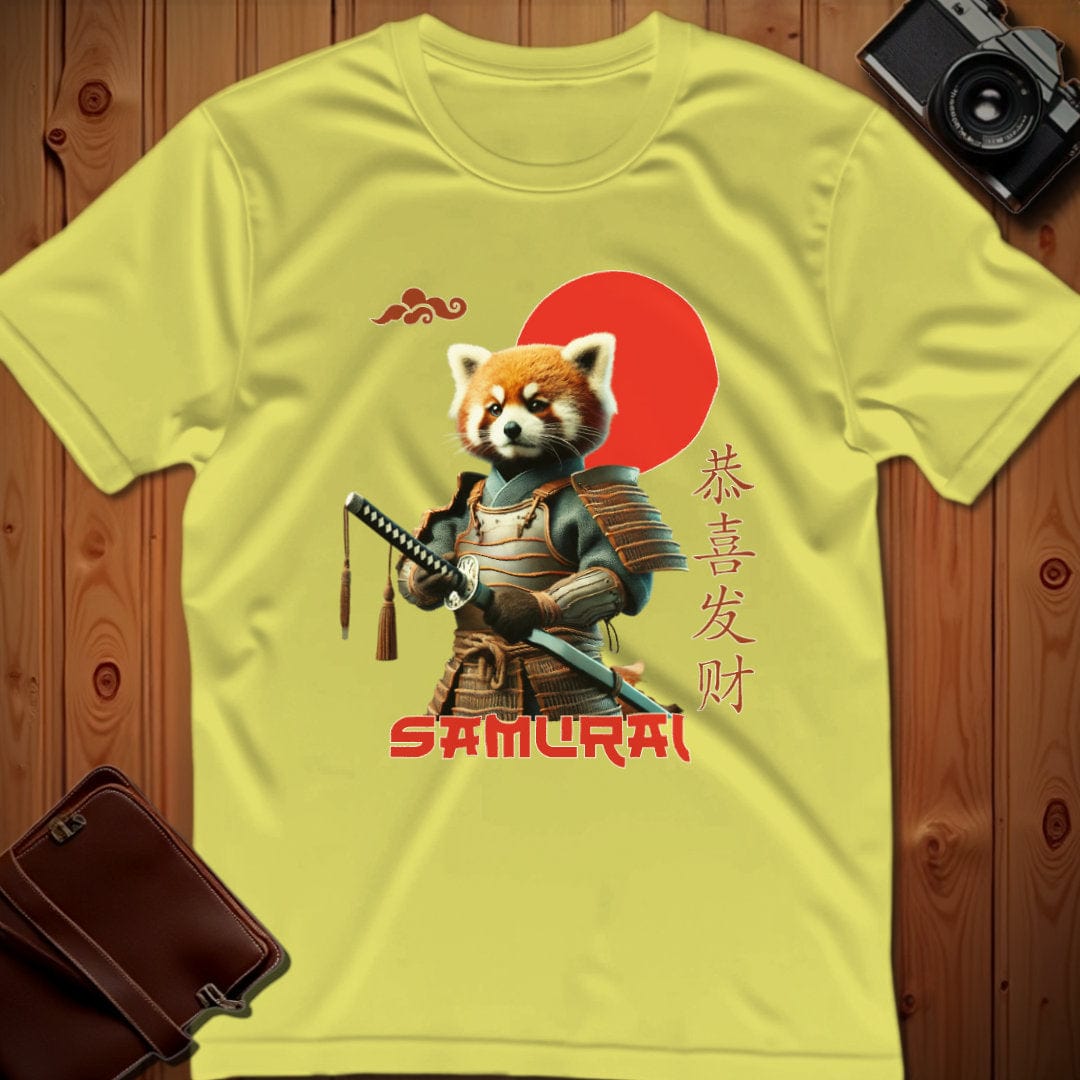 Samurai Tee β Red Panda β Bold Vibrant Art