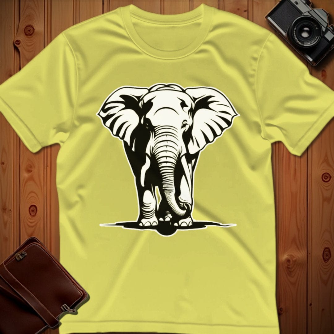 Elephant Tee β Walking β Bold Vibrant Art