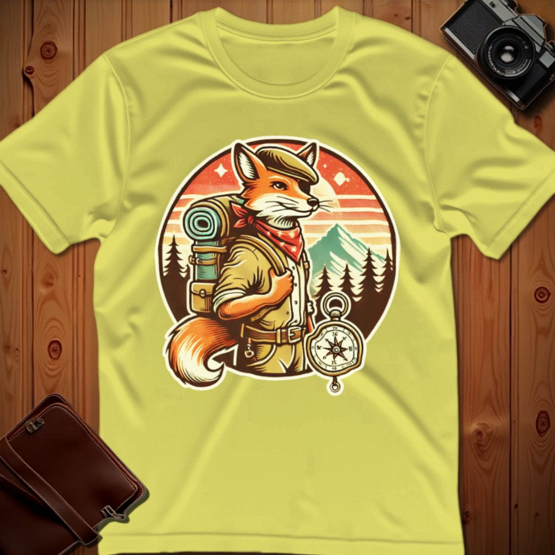 Fox Tee – Adventurous Fox– Bold Vibrant Art