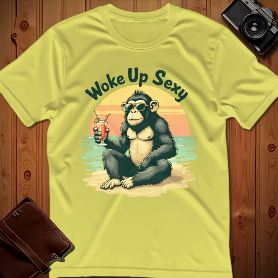 Chimpanzee Tee β Woke Up Sexy β Bold Vibrant Graphic | Outdoor Adventure