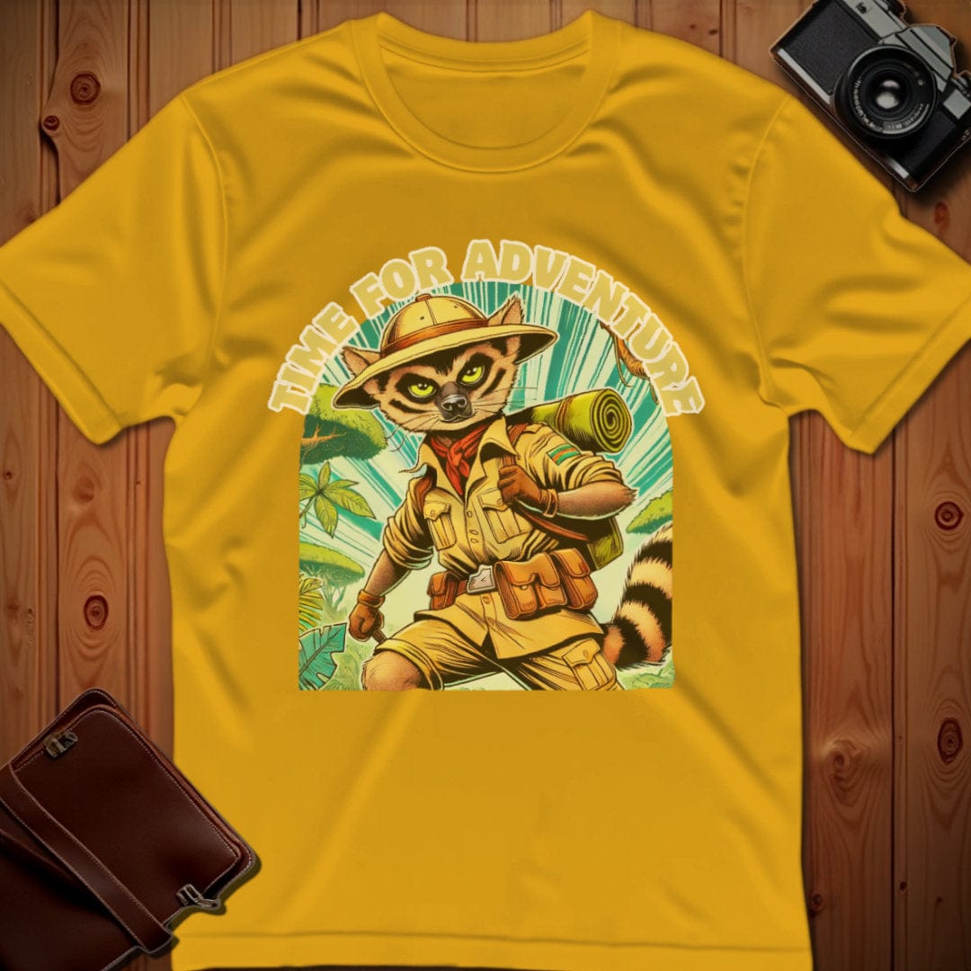 Fossa Tee β Time For Adventure β Bold Vibrant Art