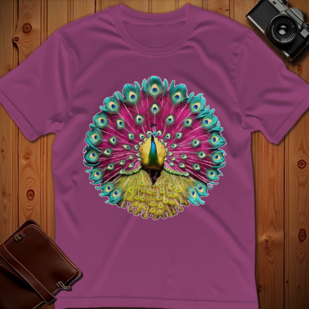 Peacock T-Shirt β Bold Vibrant Graphic | Weekend Casual Wear