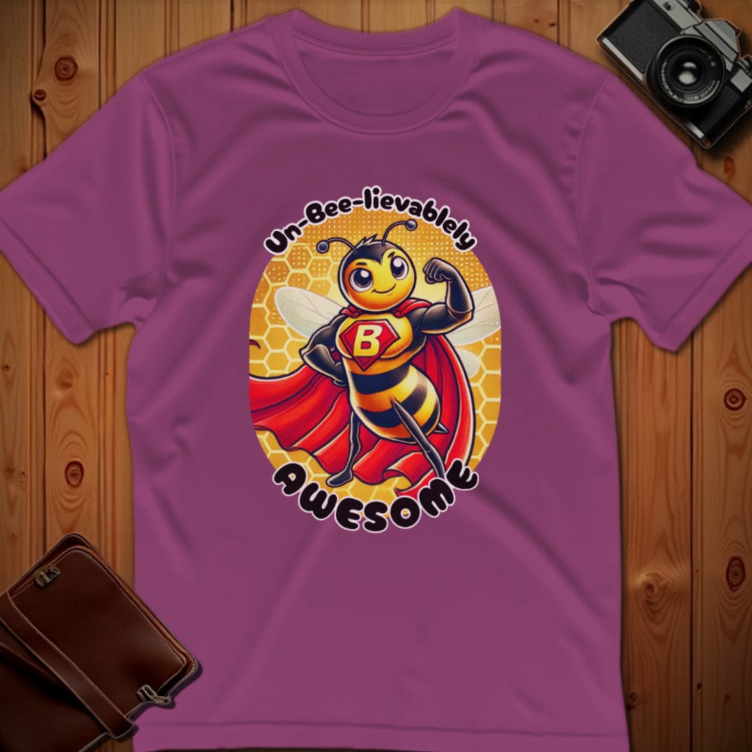 Bee Tee – Un-Bee-lievabely Awesome– Bold Vibrant Art