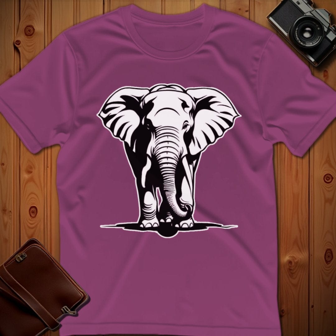 Elephant Tee β Walking β Bold Vibrant Art