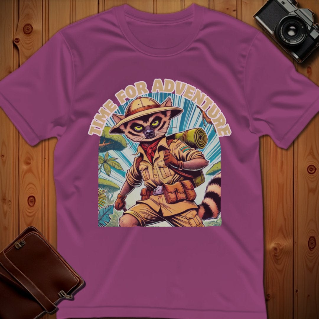 Fossa Tee β Time For Adventure β Bold Vibrant Art