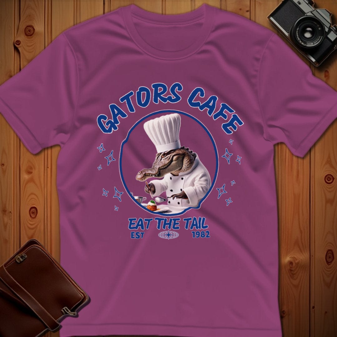 Alligator Tee β Gators Cafe β Bold Vibrant Graphic | for Animal Lovers