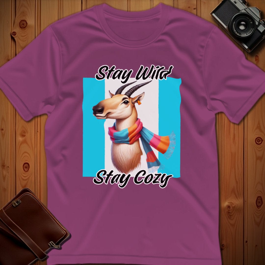 Saige Antelope Tee β Stay Wild Stay Cozy β Bold Vibrant Art