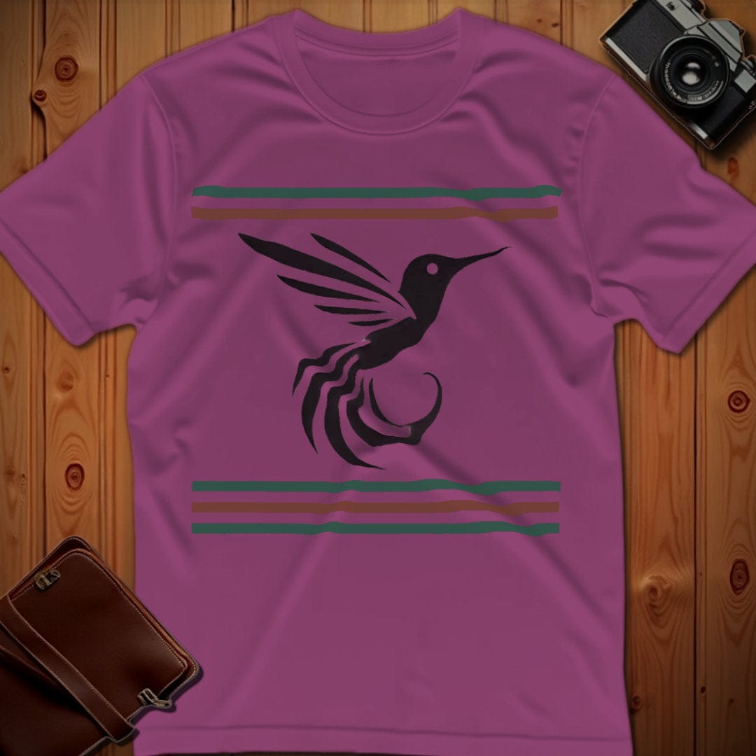 Hummingbird Tee β In Flight β Bold Vibrant Art