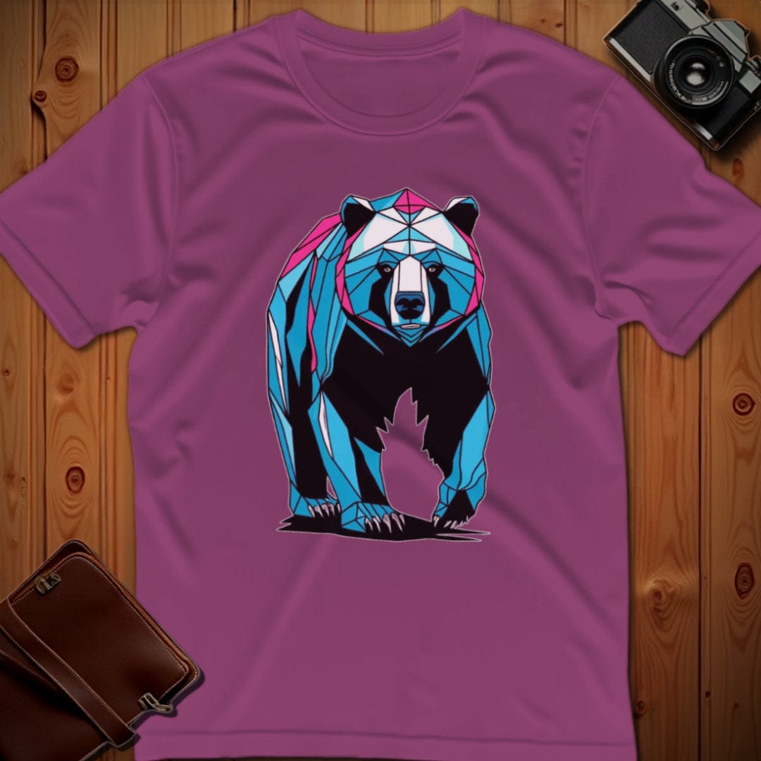Bear Tee β Geometric β Bold Vibrant Art