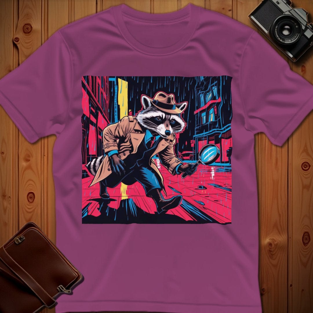 Raccoon Tee β Detective Raccoon Pop Art β Bold Vibrant Art