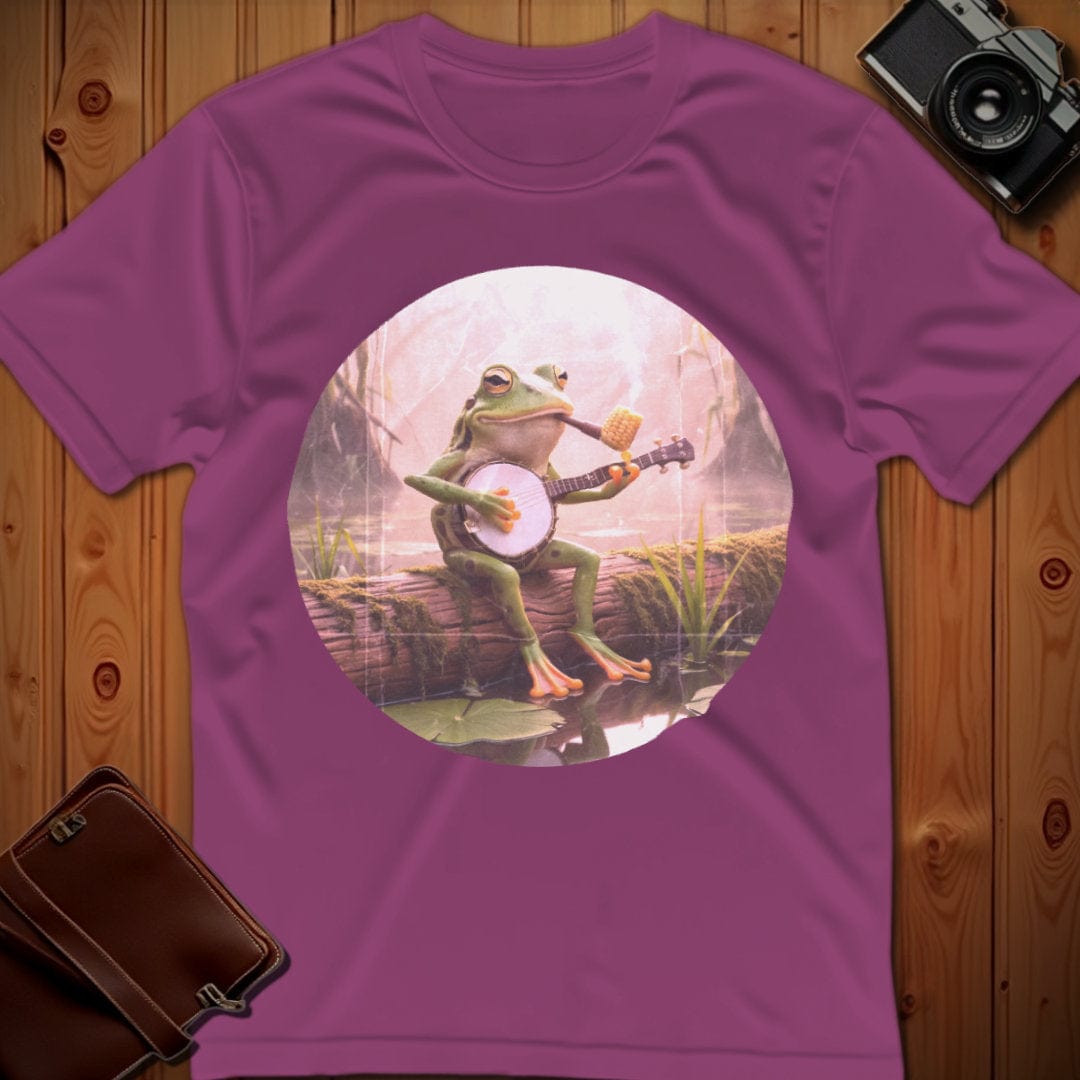 Frog Tee β Banjo β Bold Vibrant Art