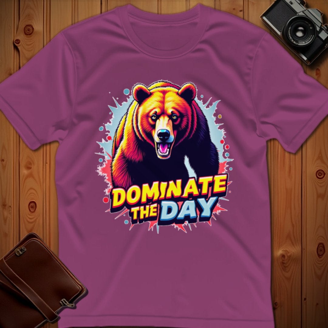 Bear Tee β Dominate the Day β Bold Vibrant Art