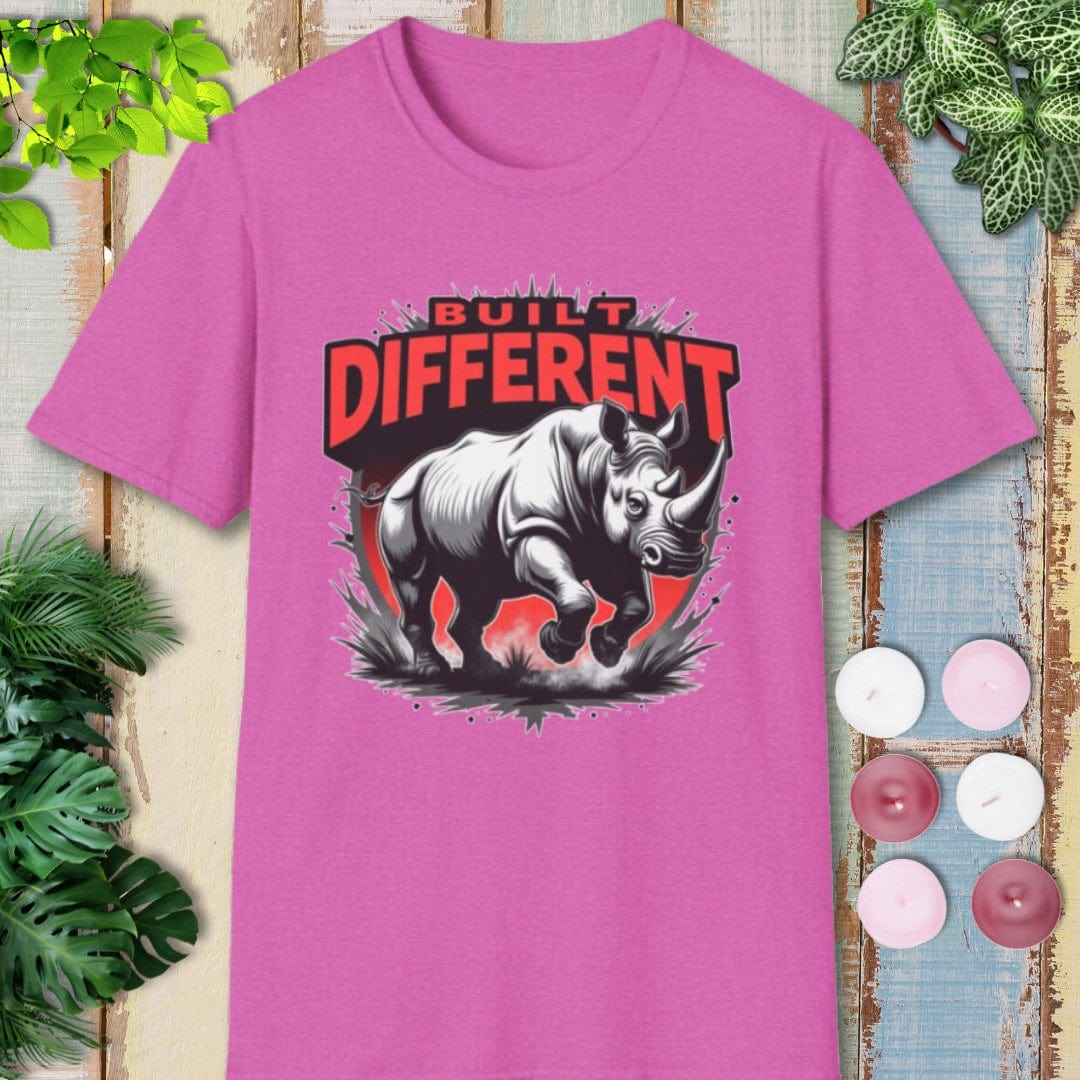 Built Different Rhino T-Shirt