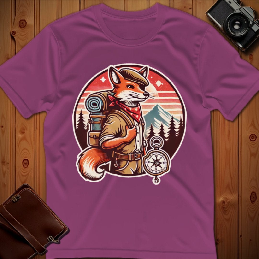Fox Tee – Adventurous Fox– Bold Vibrant Art
