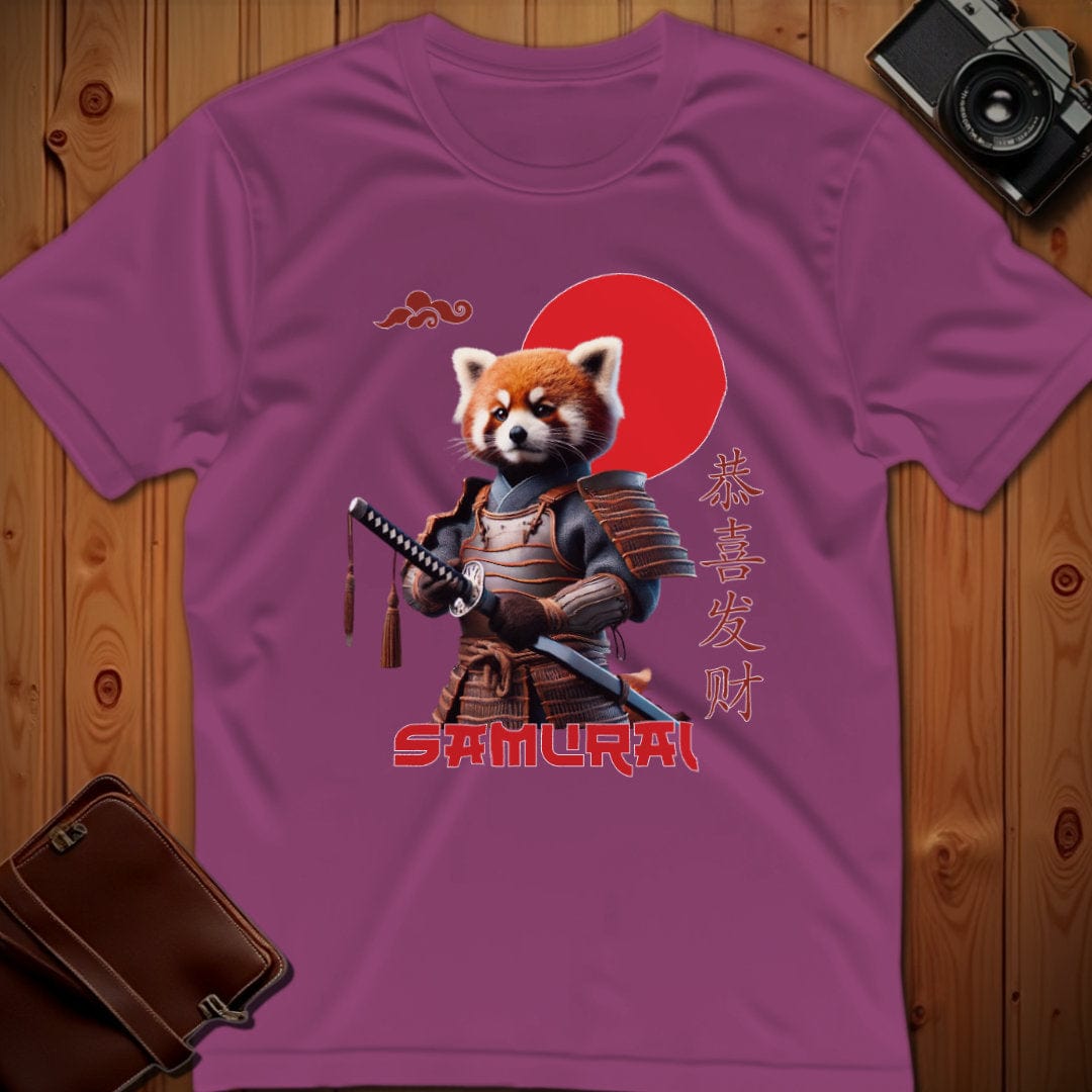 Samurai Tee β Red Panda β Bold Vibrant Art