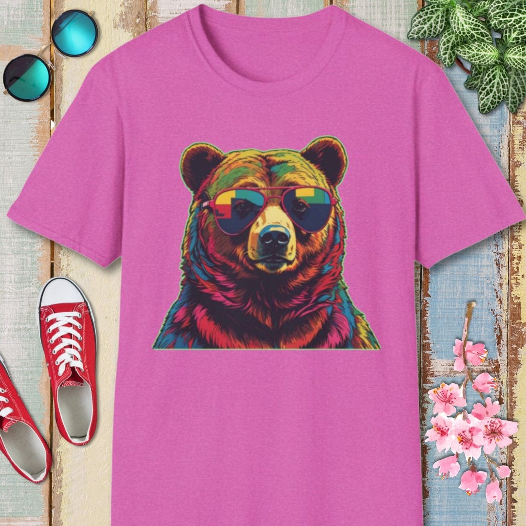 Bear Tee β Psychedelic β Bold Vibrant Art | Outdoor Adventure