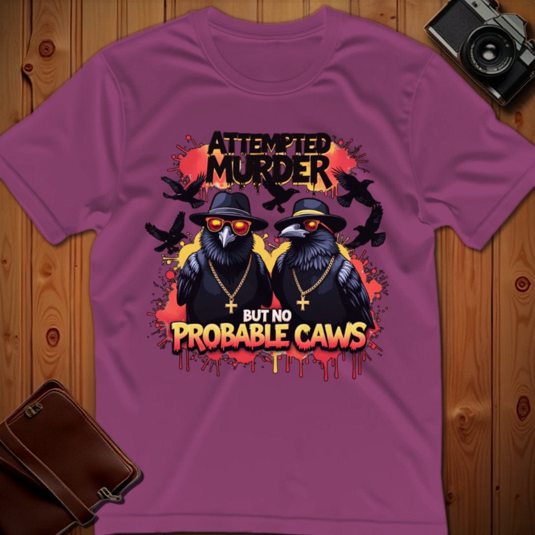Crows Tee β Attempted Murder β Bold Vibrant Art
