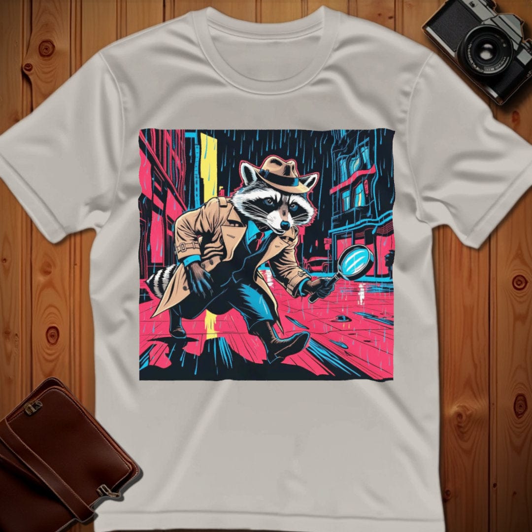 Raccoon Tee β Detective Raccoon Pop Art β Bold Vibrant Art
