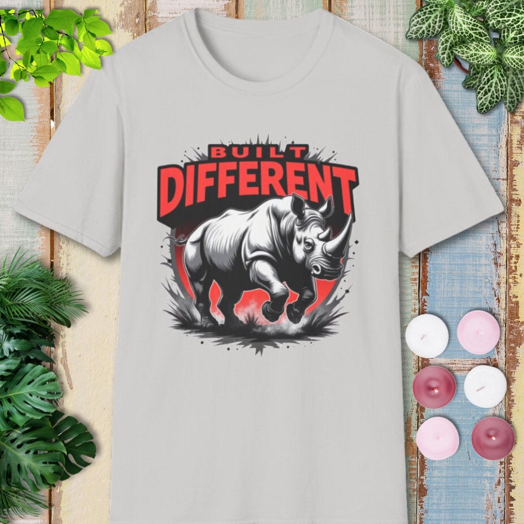 Built Different Rhino T-Shirt