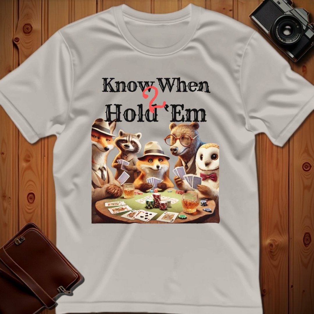 Fox, Owl, Bear Tee β Know When 2 Hold βEm β Bold Vibrant Art