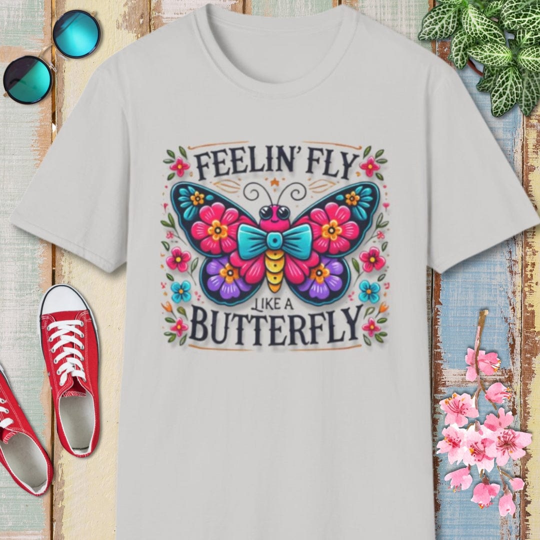 Butterfly Tee β Feelin Fly Like A β Bold Vibrant Art