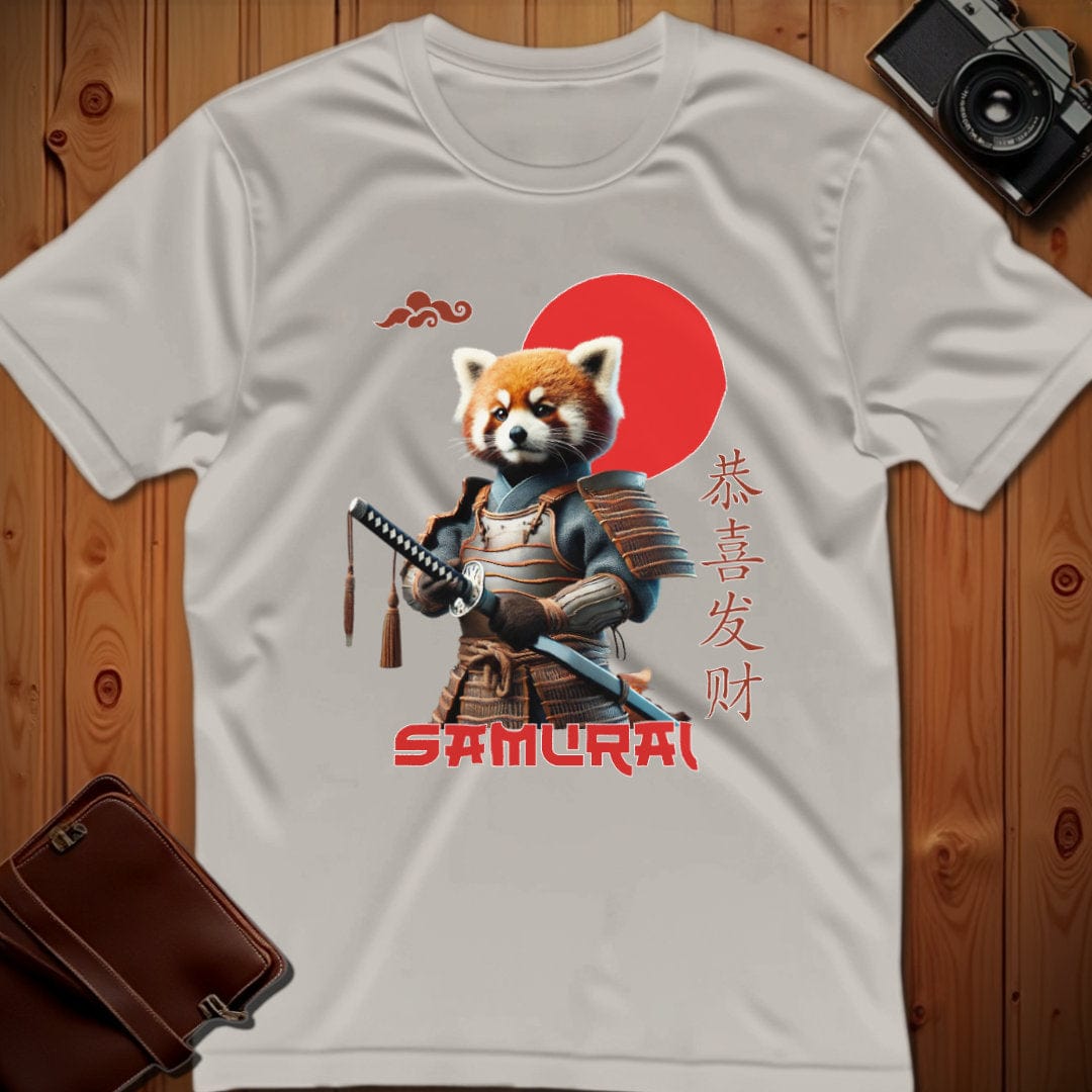 Samurai Tee β Red Panda β Bold Vibrant Art