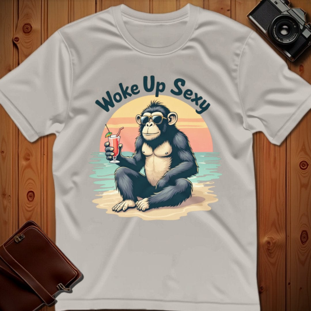 Chimpanzee Tee β Woke Up Sexy β Bold Vibrant Graphic | Outdoor Adventure