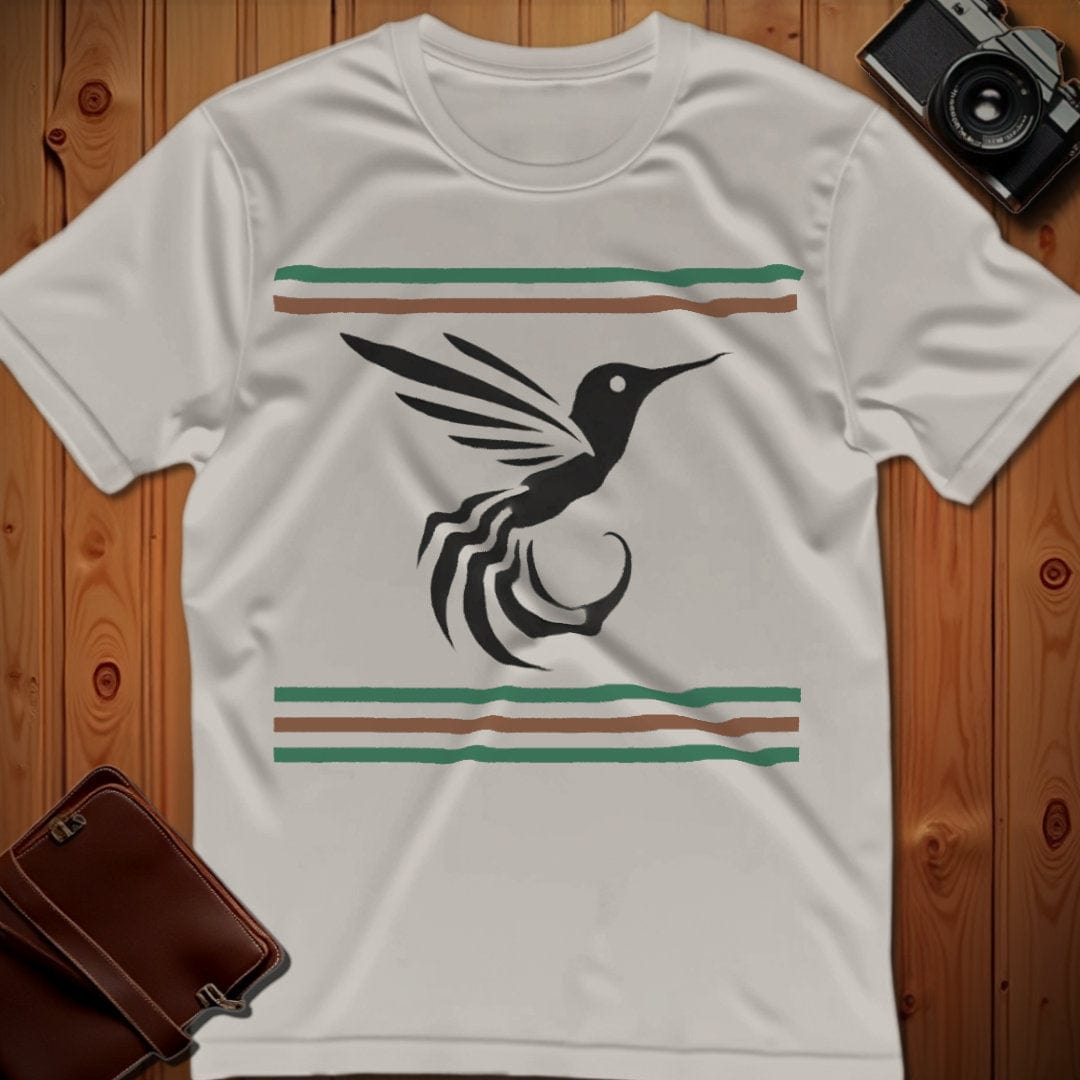 Hummingbird Tee β In Flight β Bold Vibrant Art