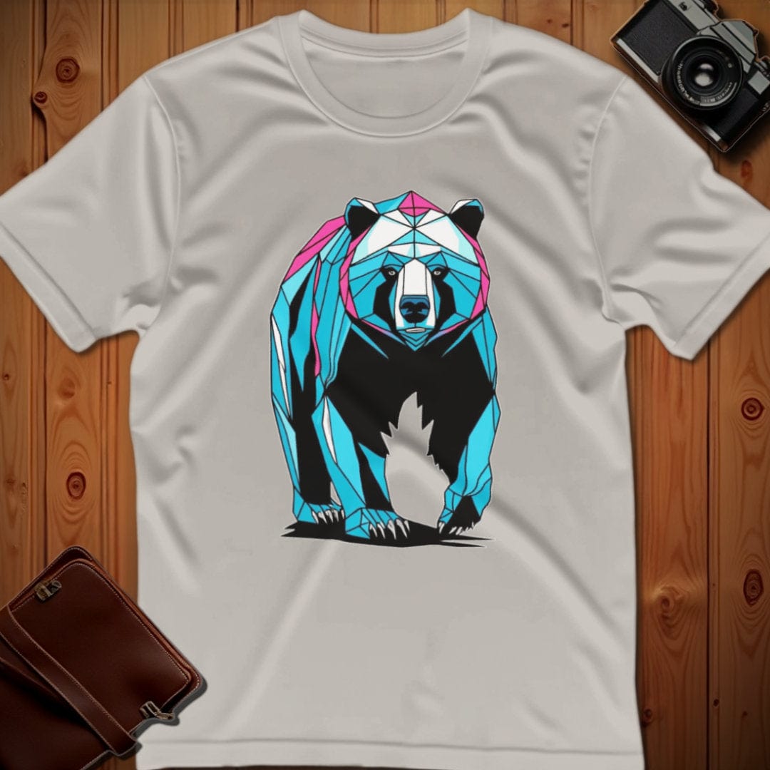 Bear Tee β Geometric β Bold Vibrant Art
