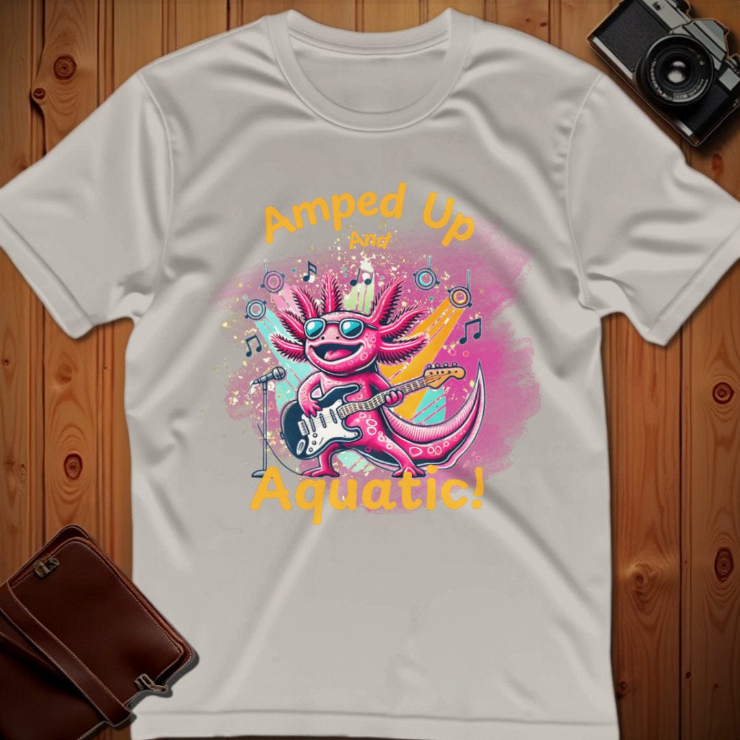 Axolotl Tee β Amped Up and Aquatic β Bold Vibrant Art