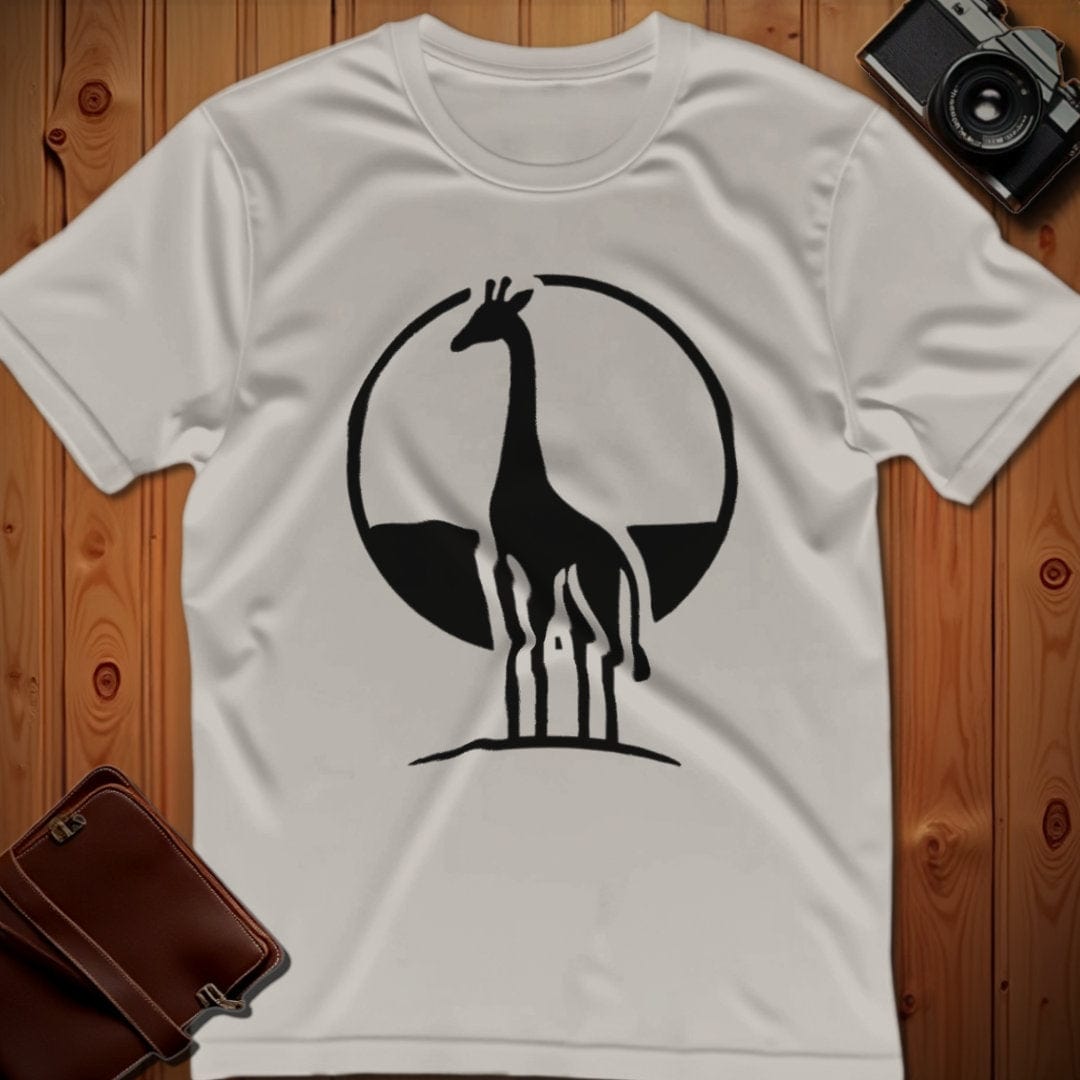 Giraffe Tee β Minimalist β Bold Vibrant Art
