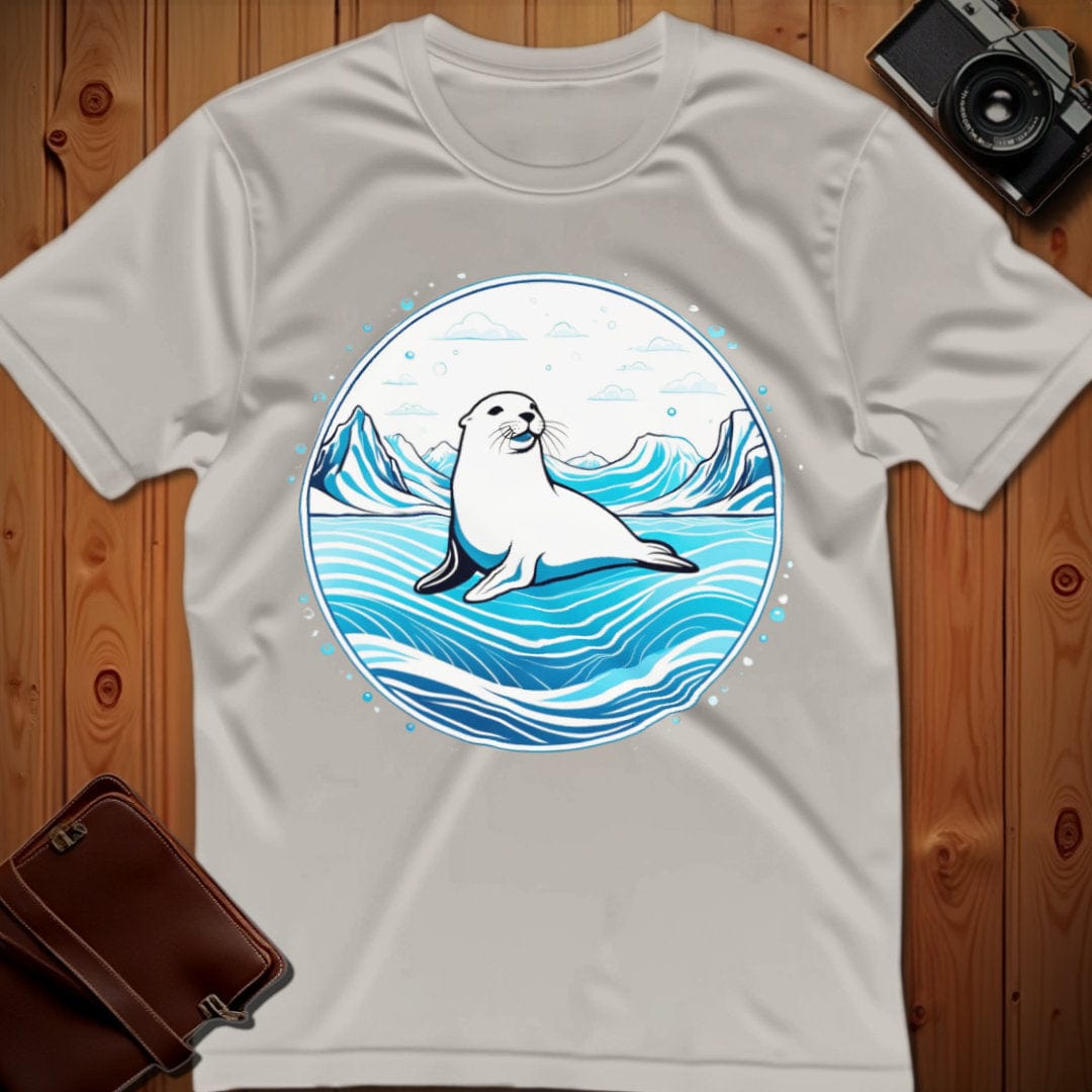 Seal T-Shirt β On Ice β Bold Vibrant Graphic | Lazy Day Outfit