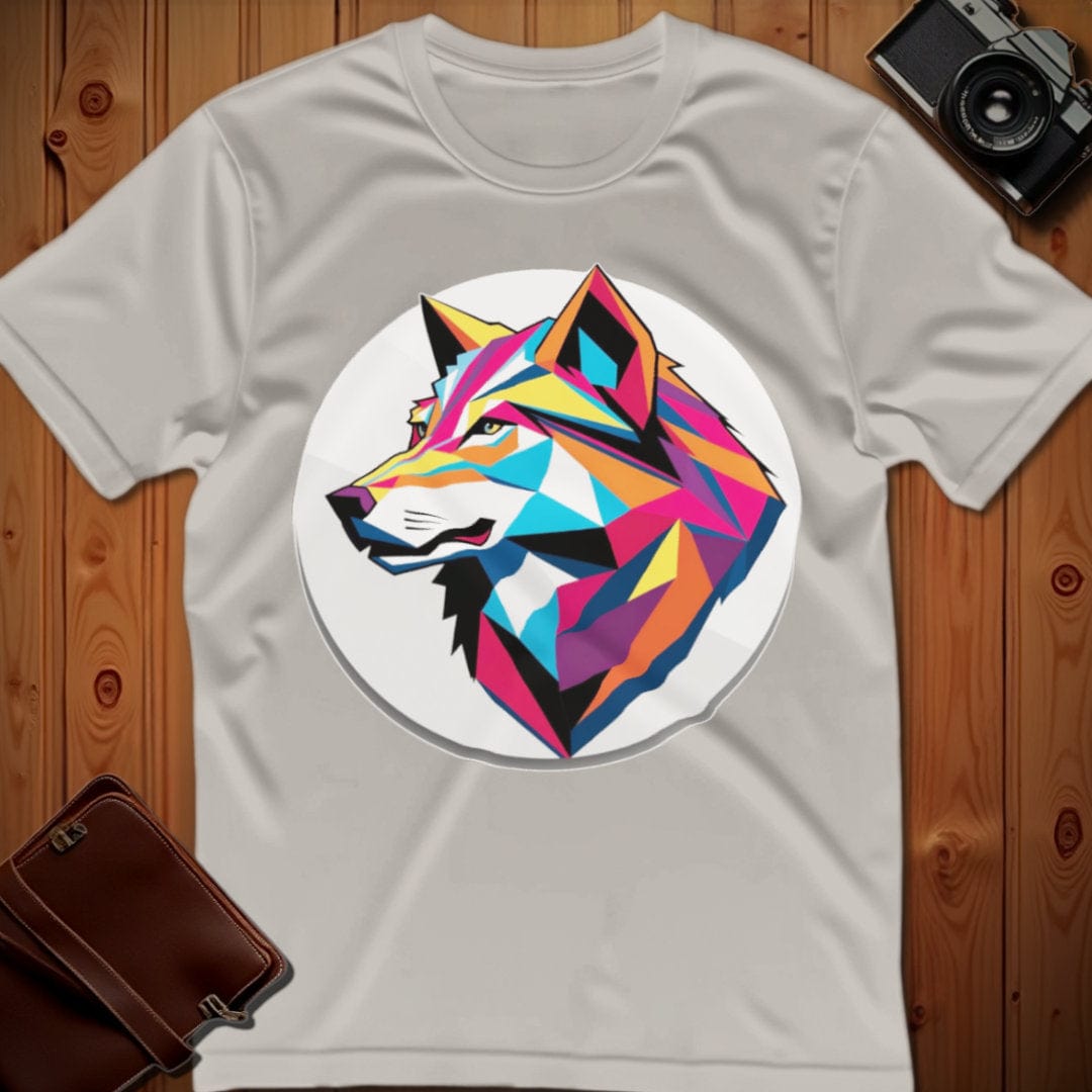 Wolf Tee β Geometric β Bold Vibrant Art | Weekend Casual Wear