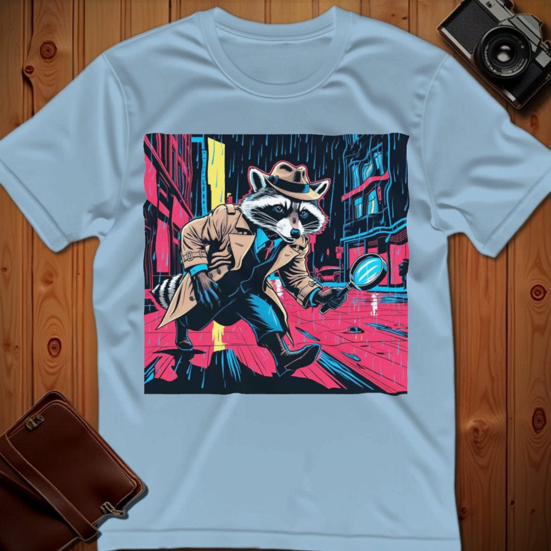 Raccoon Tee β Detective Raccoon Pop Art β Bold Vibrant Art